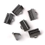 Концевик для ленты, 10 мм, 6 штук, Astra&Craft (черный) 4AR2030