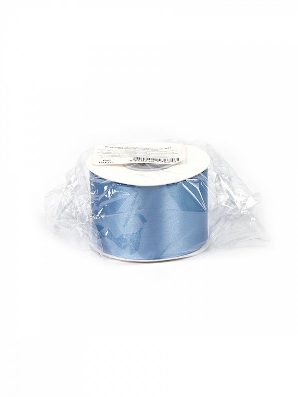 Лента атласная 1-сторонняя 50.0 мм / 22.5±1 метра, 3103 ярк.голубой, Magic4Hobby
