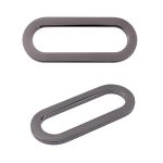 Рамка овальная металл 35 мм (чер.никель), ГНУ13818, 20 шт