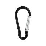 Карабин металл 20.0 мм (58х27 мм), 10 шт, 07 черный, Gamma GH 120/25/10