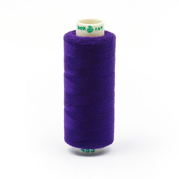 Нитки швейные бытовые Dor Tak 40/2, 366 м / 10 кат., 483 фиолетовый