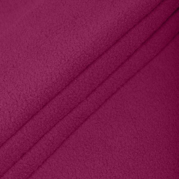 Флис 2-сторонний 190 г/м², 150 см / 2 метра, TBY-0059-341.2, цв.F341 (336) фуксия