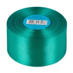 Лента атласная 1-сторонняя 50.0 мм / 33±2 метра, 016 изумруд, Gamma
