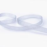 Лента капроновая (органза) 10.0 мм / 22.8±1 метра, 116 св.серый, Blitz OR-10
