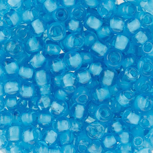 Бисер Zlatka 8/0 (2.9 мм), 100 г (10х10 г), №0315 голубой, GR