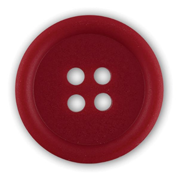 Пуговицы 4 прокола костюмные 15 мм, 24 шт, D059 бордовый, Gamma OXG 0010
