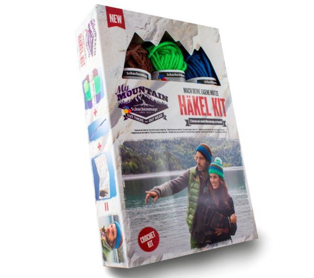 Набор для вязания шапки крючком &quot;My Mountain&quot;, Coats, 9877023-00001 /TOS/