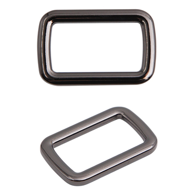 Рамка прямоугольная металл 25 мм /33х21 мм/ чер.никель, ГУ12749, 4 шт