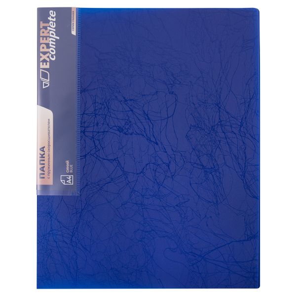 Папка пруж.скоросш. A4 700 мкм 20 мм, волокно, 6 шт, синий new EC210530027, Expert Complete