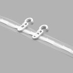 Лента (тесьма) шторная: сборка параллельная (1:2.5) 21 мм / 100 метров, равномерная С796