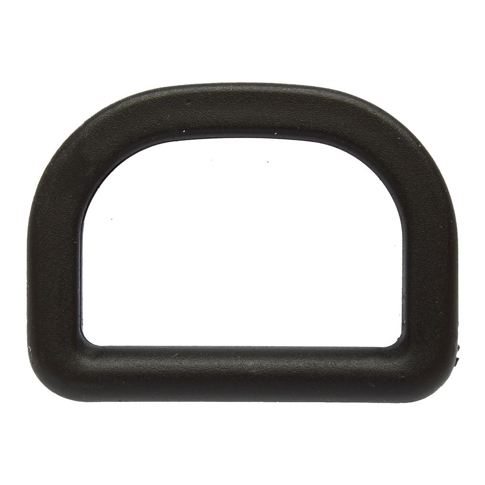 Полукольцо 30мм (40х30мм) пластик (ПП), чёрный, ПК-30, 100 шт