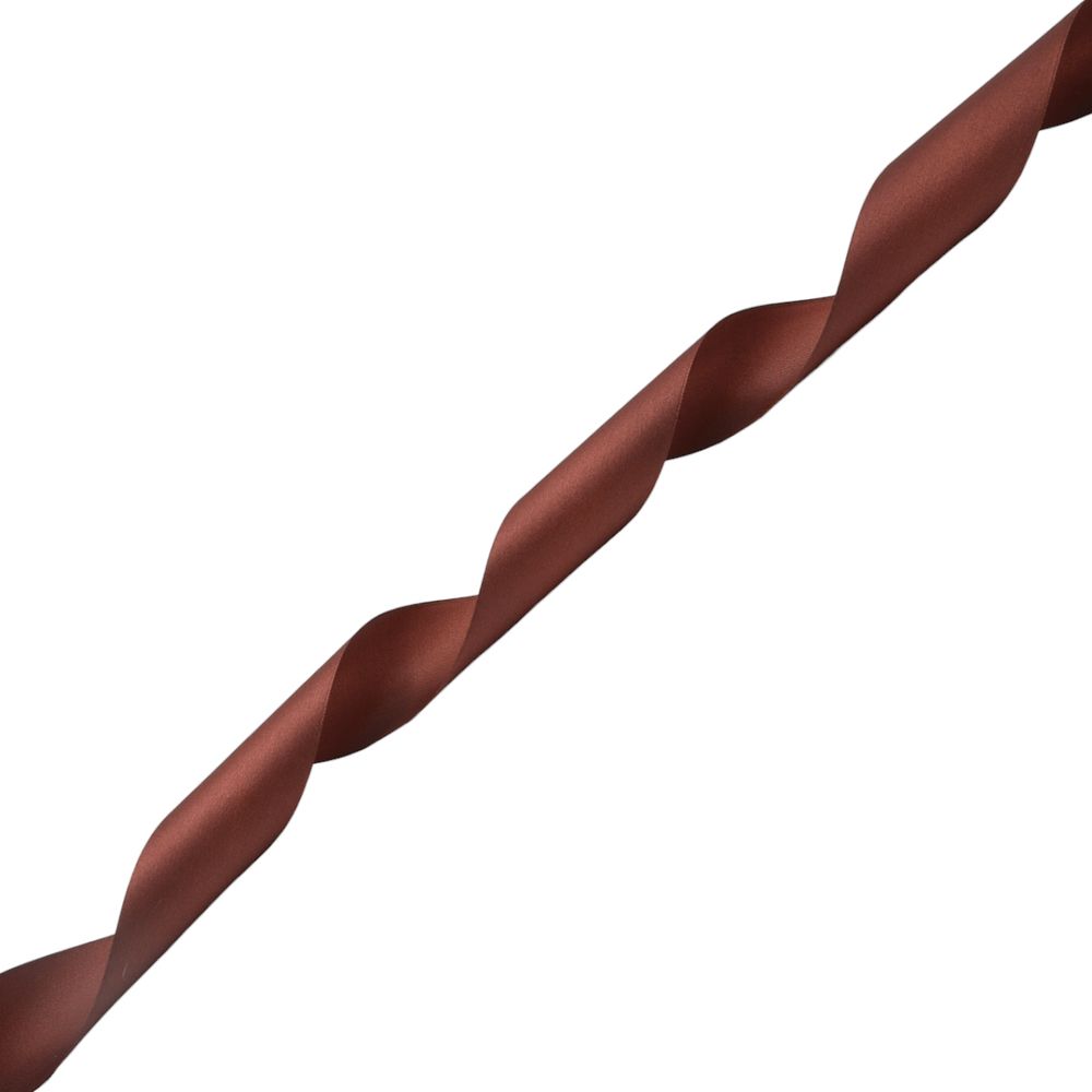 Лента атласная 1-сторонняя 50.0 мм / 22.86±1 метров, 074 медно-коричневый, Globus