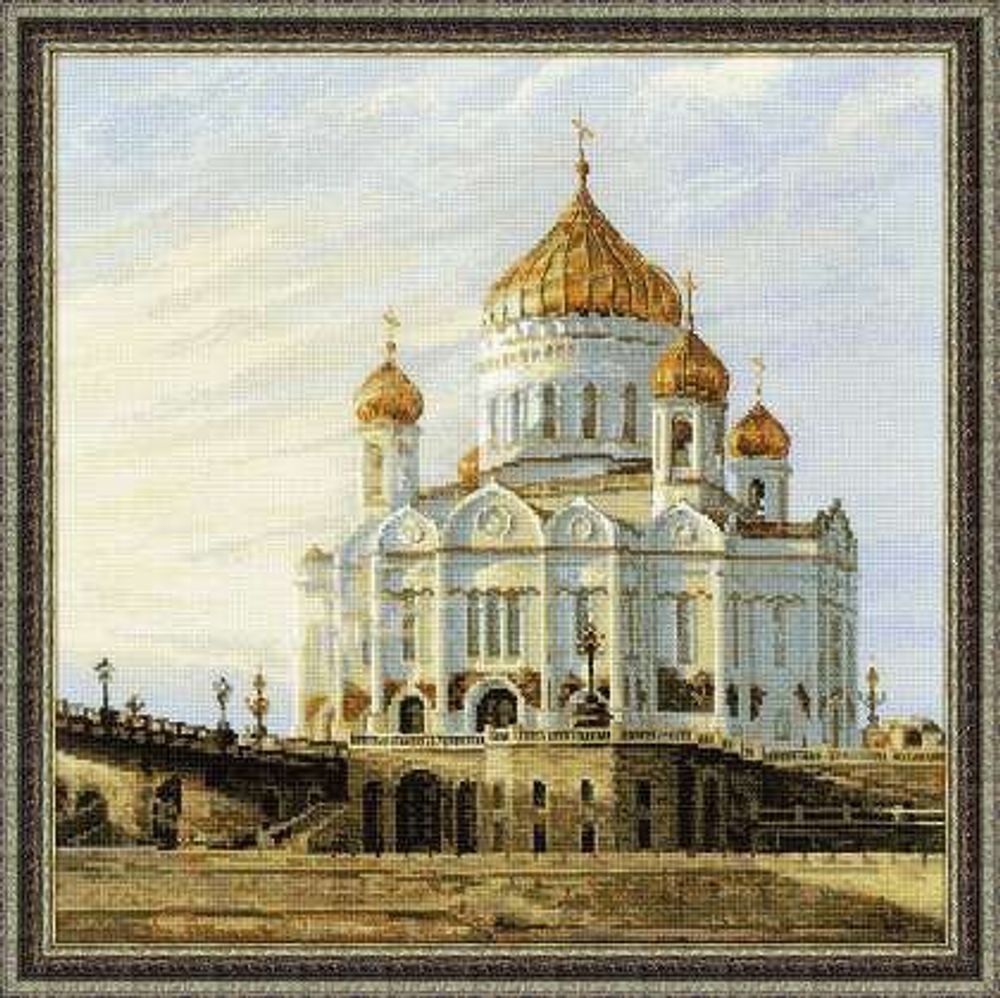 Риолис, Москва, Храм Христа Спасителя 40х40 см