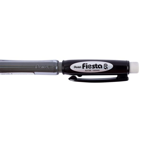 Карандаш автоматический Pentel Fiesta 0.5 мм, 12 шт, AX105-AO черный