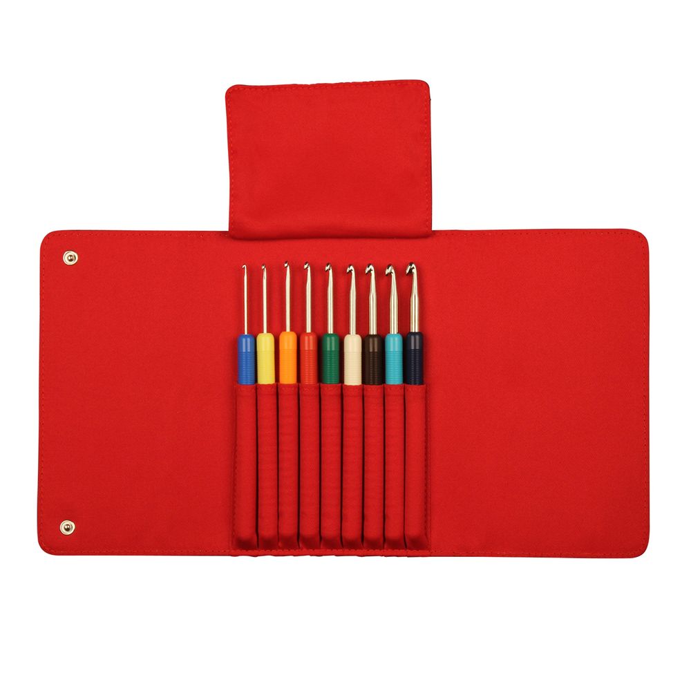 Набор крючков Addi Colours для вязания с пластиковой ручкой