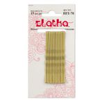 Невидимки для волос металлические 7 см, 15 шт, №04 серебряный, Zlatka HIT-70