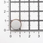 Пуговицы на ножке 18L (11мм), металл (White/G (белый/золото)), MEs-2013, 36 шт