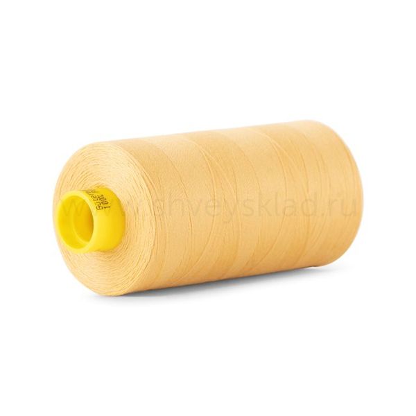 Нитка универсальная Gutermann Mara 120/2, 1000 м, 700207, 415 желтая охра, 1 шт