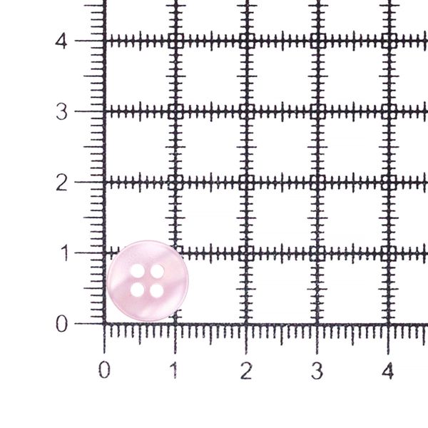 Пуговицы 4 прокола 18L (11мм), пластик (col.08 розовый), CN_2846, 72 шт