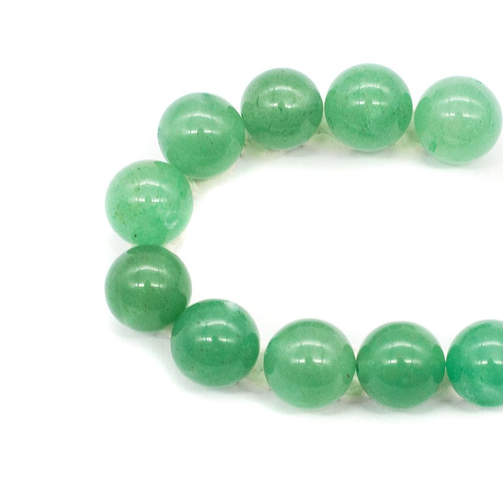 Бусины натуральный камень авантюрин 10 мм, 10 шт в упак, Астра