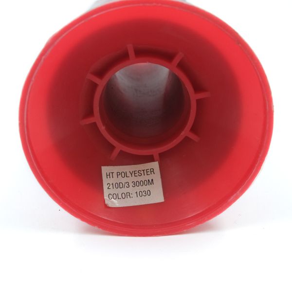 Нитки филаментные 210D/3, 3000 м, 100% п/э, Астра, 1030 красный