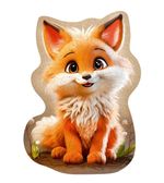 Пазл фигурный деревянный Веселый лисенок 154 элементов, Фрея PZLF-013