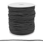 Шнур вощеный ⌀2.0 мм / 100 метров, цв.С301 т.серый