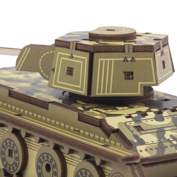 Пазл 3D, серия Военная техника 38 элемент, Танк, Rezark ST0392