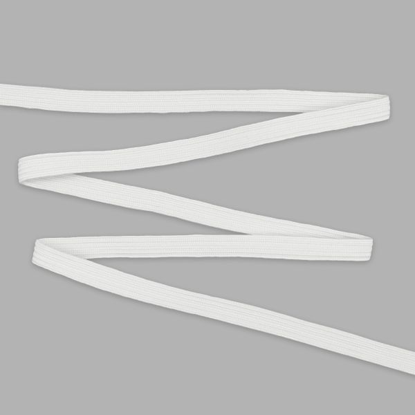 Резинка бельевая (стандартная) 10.0 мм / 10х10 метров, белый С912