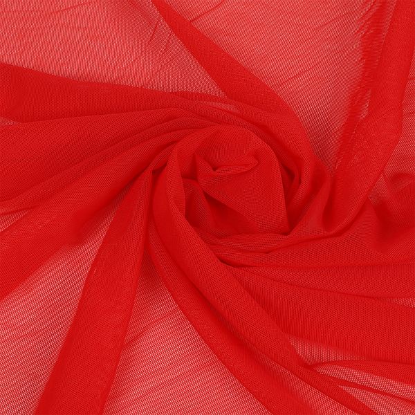 Сетка бельевая эластичная 80 г/м², шир.160 см / 50 метров, 100 красный /068.100/