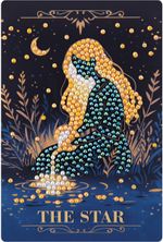 Алмазная (кристальная) мозаика Фрея ALVM-115, магнит Таро. Звезда, 10х15 см