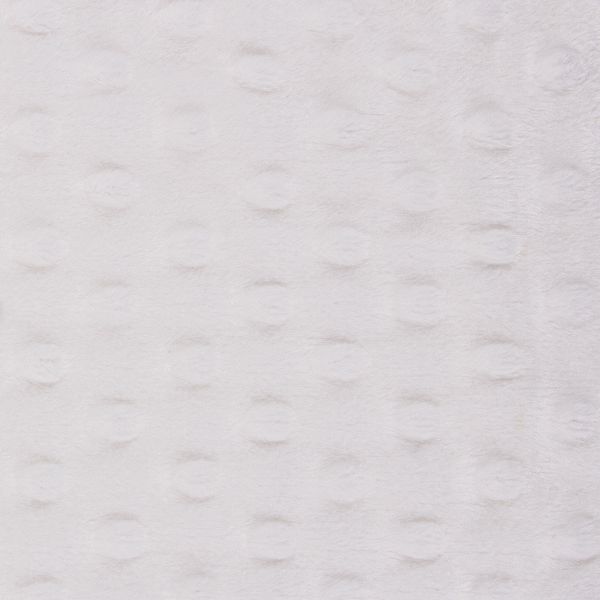 Плюш (ткань) Peppy PEVD 309 г/м², 152 см / рул. 5 метров, 01 белый