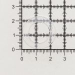 Кольцо уплотнительное пластик под люверс ⌀15 мм (внешн. 23 мм), прозрачный, ≈100 шт