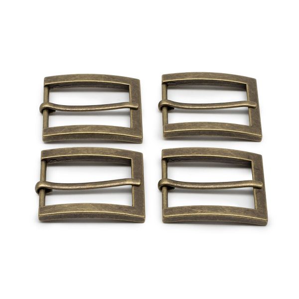 Пряжка ременная металл 30 мм латунь, металл, 4 шт, BIG