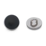 Пуговицы на ножке 18L (11мм), металл (Navy/S (синий/серебро)), MEs-2013, 36 шт