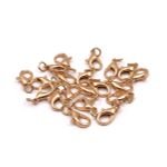 Замок для бус 21х10 мм (in 5 мм), золото цв.02, ГМХ14167, 20 шт
