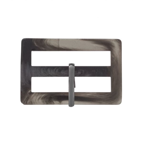 Пряжка ременная пластик 35 мм (внешн. 44х29 мм), Col.A черный, CNY155, 6 шт