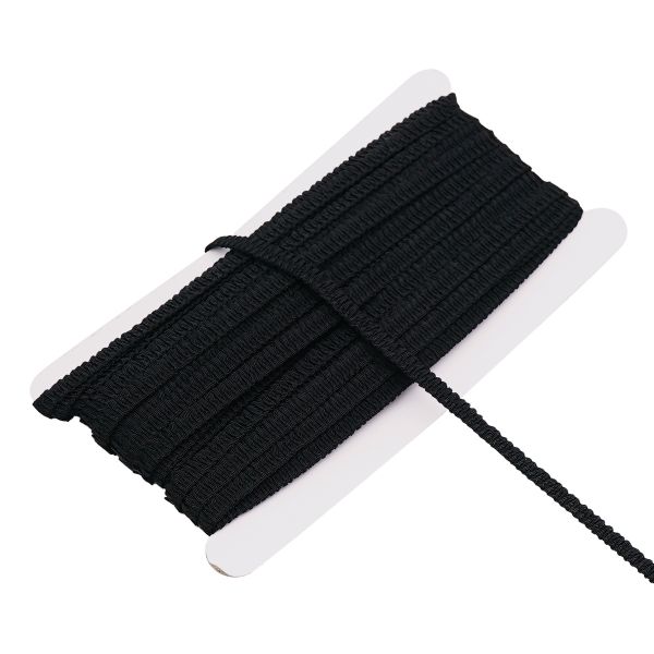 Резинка бельевая (ажурная) 7.0 мм / 13.72 метра, черный, 3AR3588