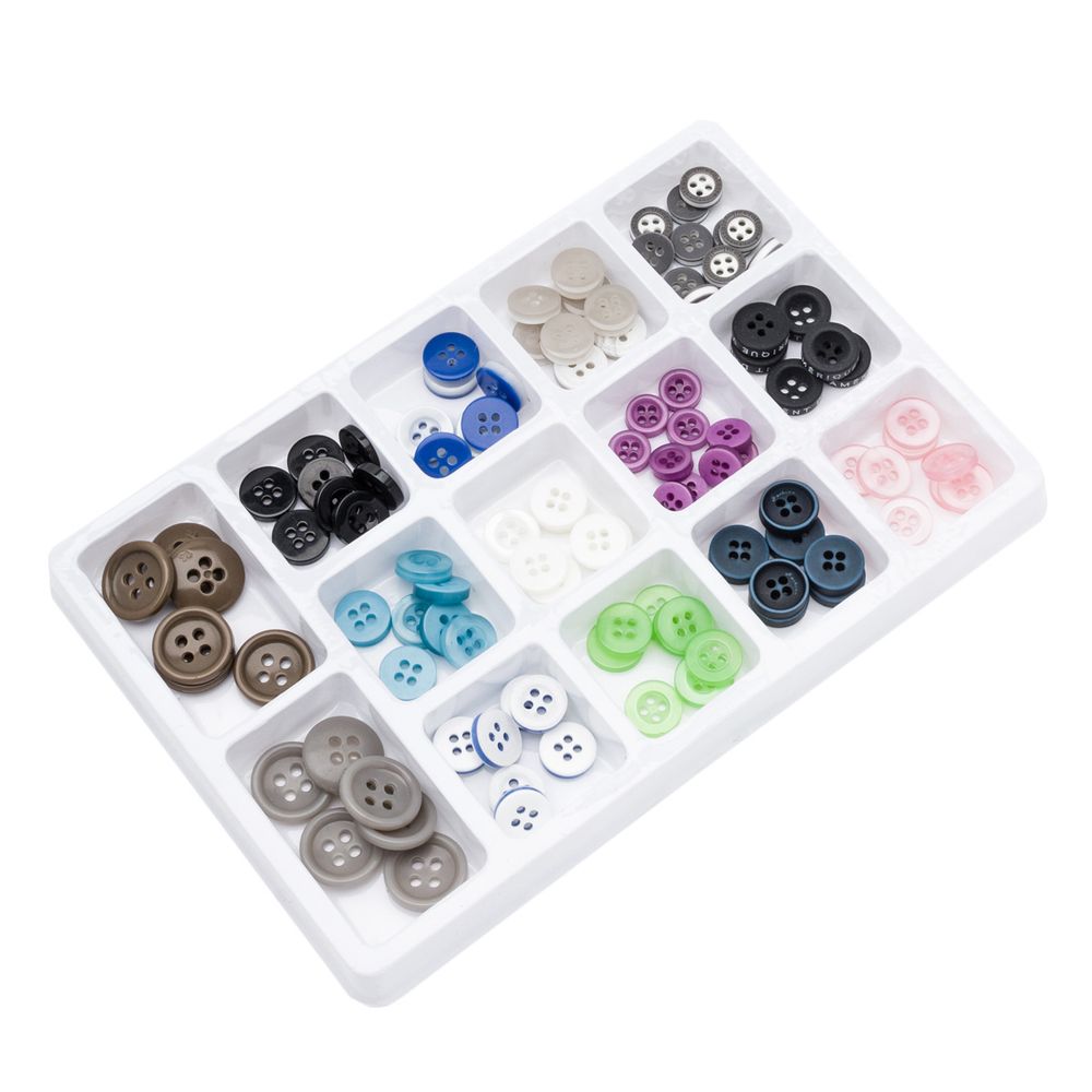 Пуговицы пластиковые 14 видов, 23628