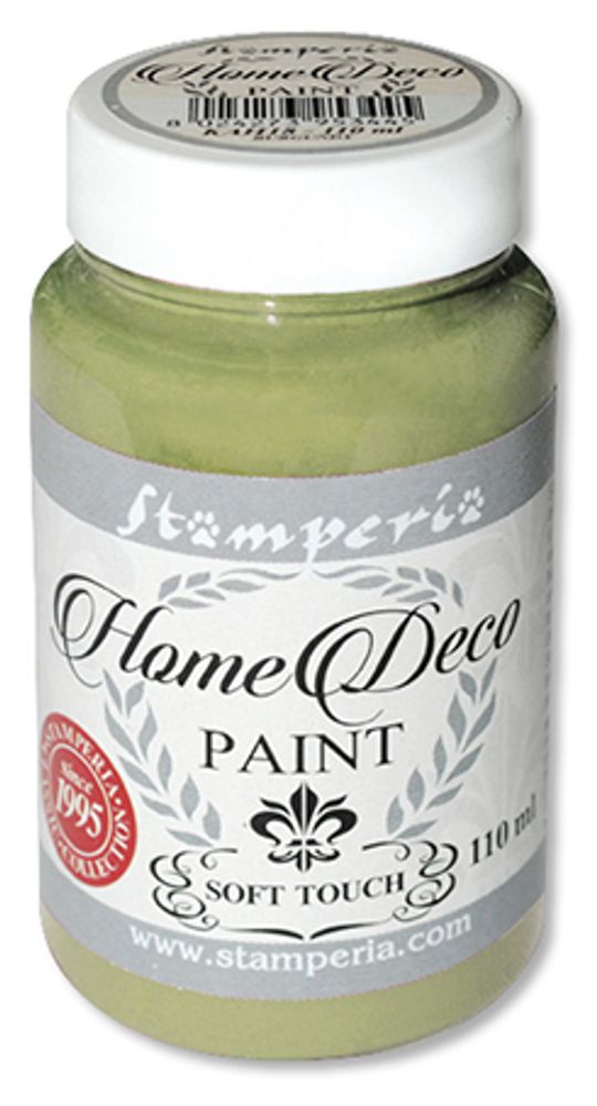 Краска для домашнего декора на меловой основе Home Deco, 110 мл, оливковый зеленый