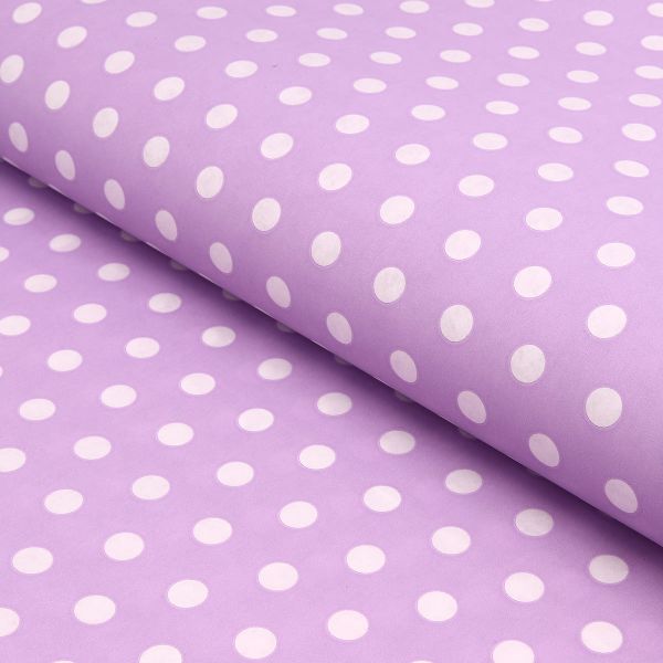 Крафт-бумага 50 гр/м², 70см, 10 м Жемчужины сиреневый светлый