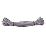 Резинка шляпная (шнур эластичный) ⌀2.0 мм / 30 метров, св.серый