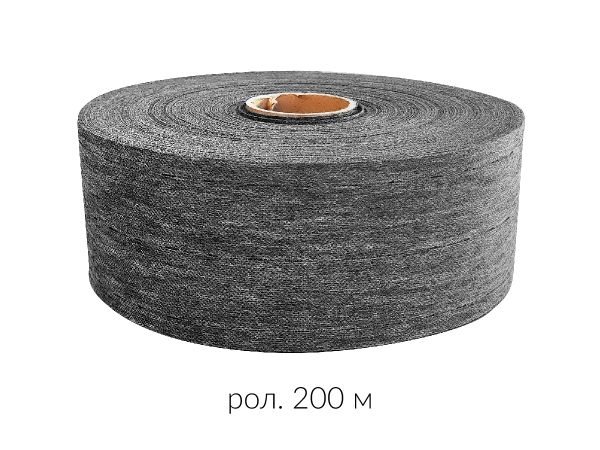 Лента корсажная клеевая перфорированная 101.0 мм / 200 метров, 50 г/м², цв. серый, 20150 9/1/40/1/40/1/9, БрючникоФФ