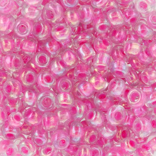 Бисер Zlatka 8/0 (2.9 мм), 100 г (10х10 г), №0206 малиновый, GR