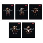 Тетрадь ученическая общая, софт-тач ламинация, A5+ 48 л. на скобе 65 г/м², белизна 100%, 10 шт, клетка в термоусадочной пленке, 000739 Мистер Х, Светоч 48ТЕТк-006