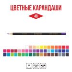 Набор цветных карандашей заточенный 4х48 цв, Vista-Artista INTENSE VICP-48