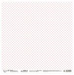 Бумага для скрапбукинга 190 гр/м², 30.5х30.5 см, 10 шт, 201 Мелкие точки, Mr.Painter PSW-R
