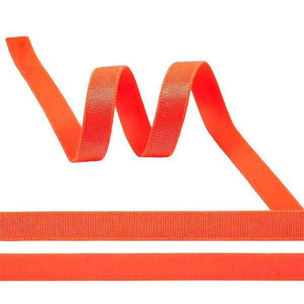 Резинка бельевая (бретелечная) 10.0 мм / 25 метров, арт.RBB05 красно-оранжевый A3405