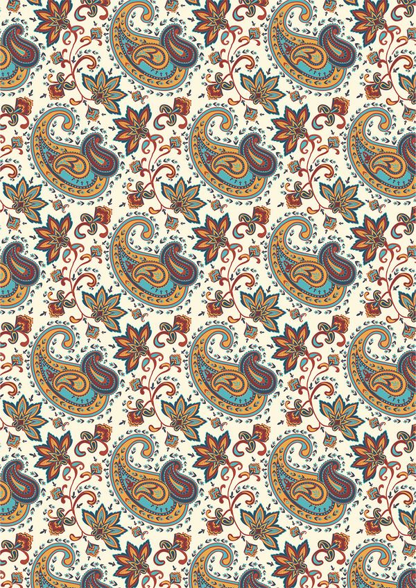 Ткань для пэчворка Peppy Сказочный восток, отрез 50х55 см, 146 г/м², СВ-10 белый, Peppy