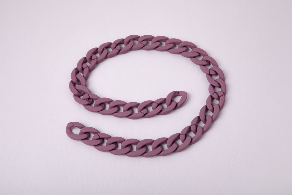 Цепочка для сумки, пластик 60 см, 1 шт, №20 сливово-фиолетовый, Gamma MPE-03